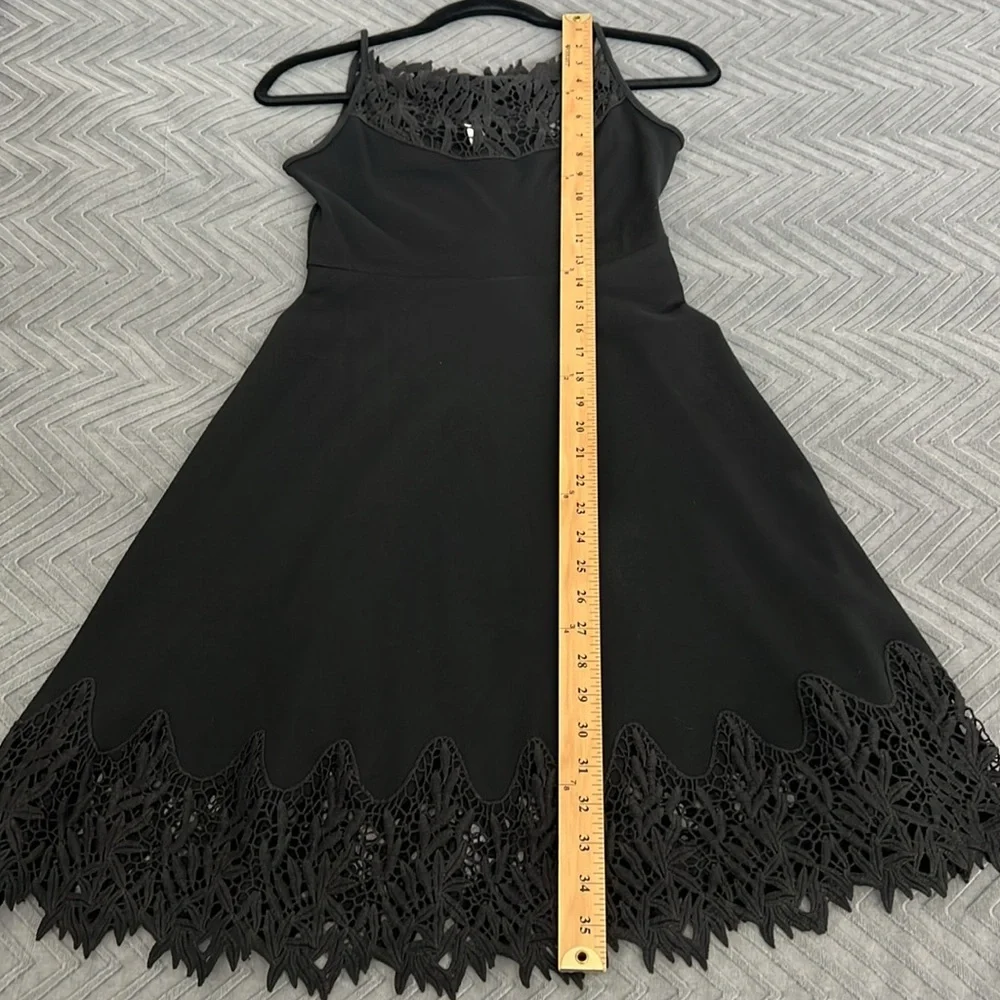 Free People Stretch Lace Trim Sleeveless Fit & Flare Dress - Picture 9 of 9